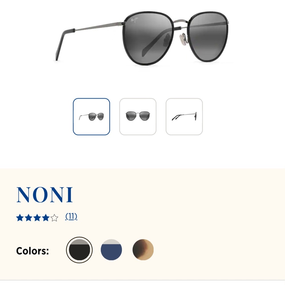 Beautiful Maui Jim Noni sunglasses Like new!